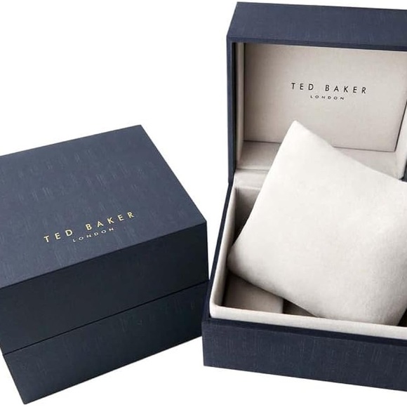 🔥🔥🔥 Ted Baker Mimosaa Chrono Blue Leather Strap Watch 🔥🔥🔥 - Picture 7 of 7